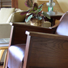 leather rocking chair