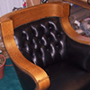 leather tuft